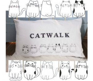 Stickdatei - Cute Doodle Cat 3 Appli